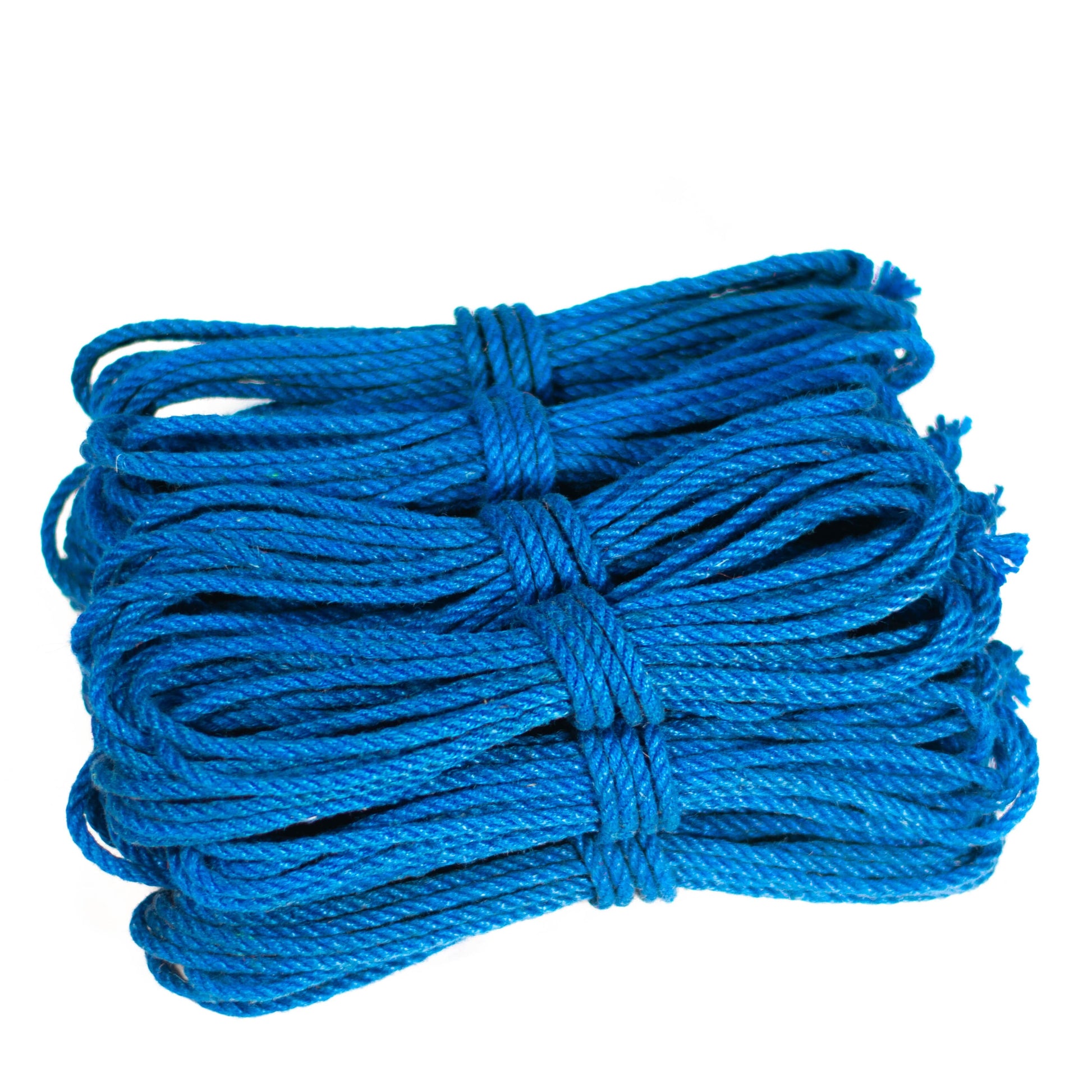 N E W - Treated Rope - 4mm Anatomie Blue Jute Rope Shibari Rope Bundle of 12 