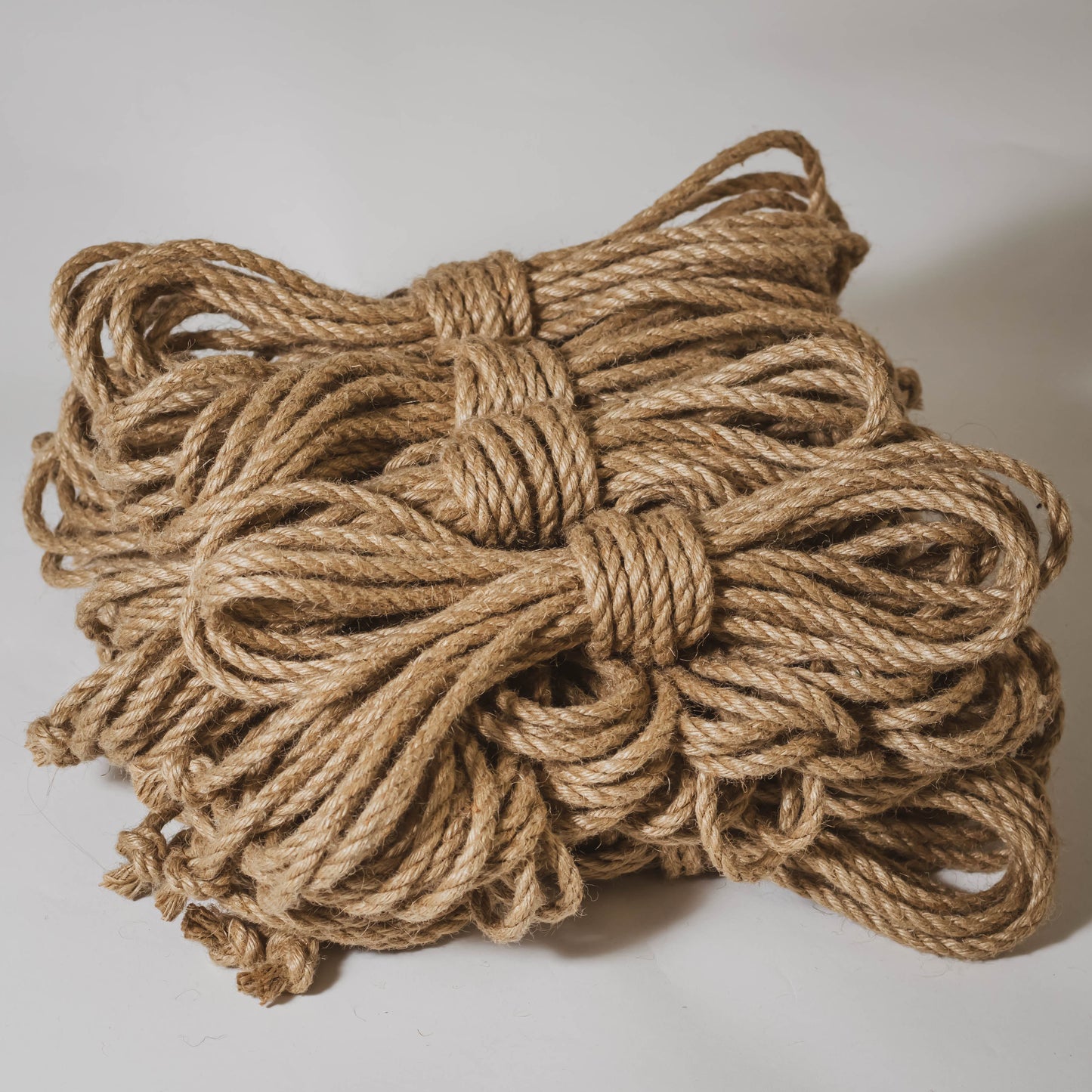 Untreated - 6mm Jute Rope Shibari Rope Bundle of 12 